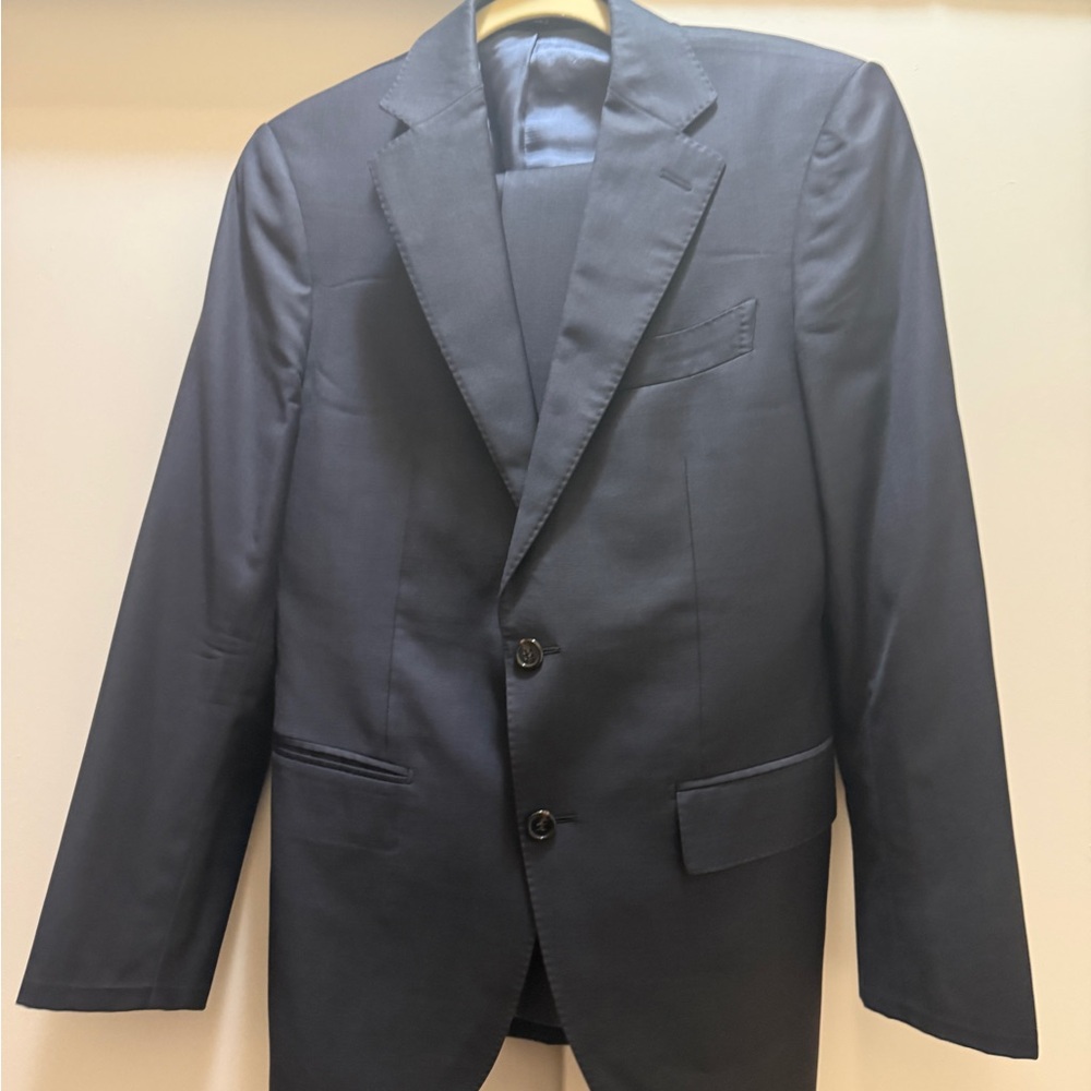 Suitsupply Men's Navy Two-Button Blazer and Pants